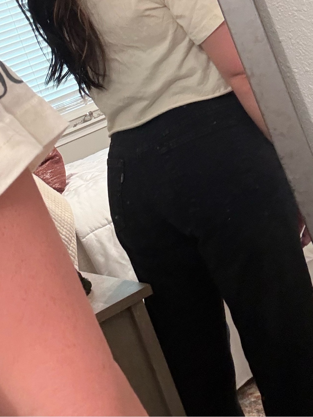 💕Coveted Beautiful silver tab black 501 Vintage Jeans - Picture 7 of 7